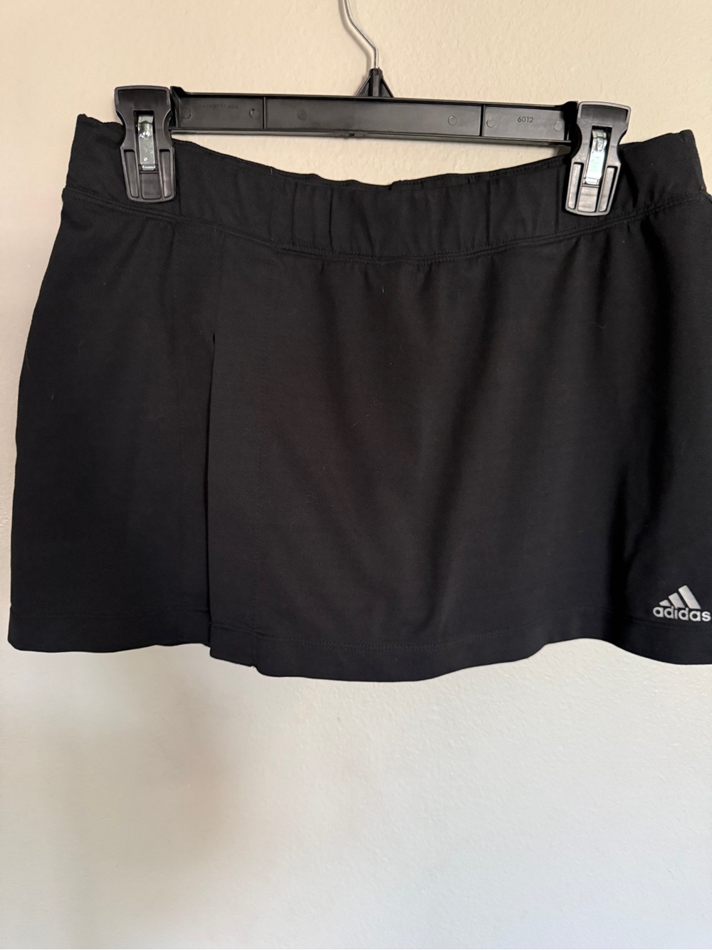 adidas Black Sport Skirt with Logo Hem
